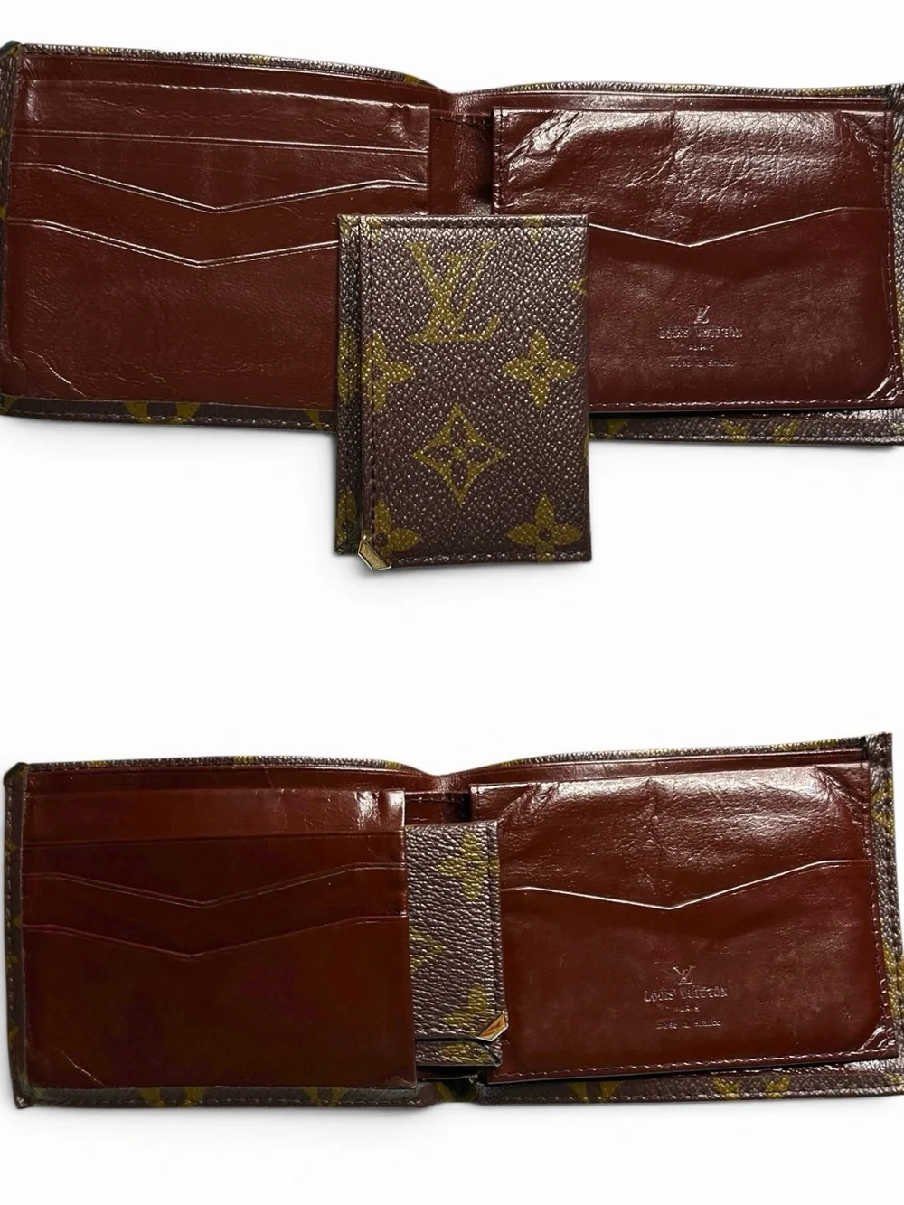 Vintage Louis Vuitton Monogram Time Capsule Bifold Wallet‎ w/ Removable Insert